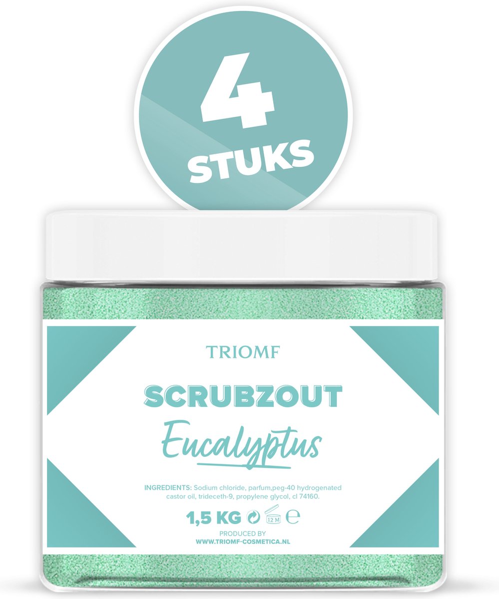 Scrubzout - Eucalyptus - 4 Potten - 1,5 kg