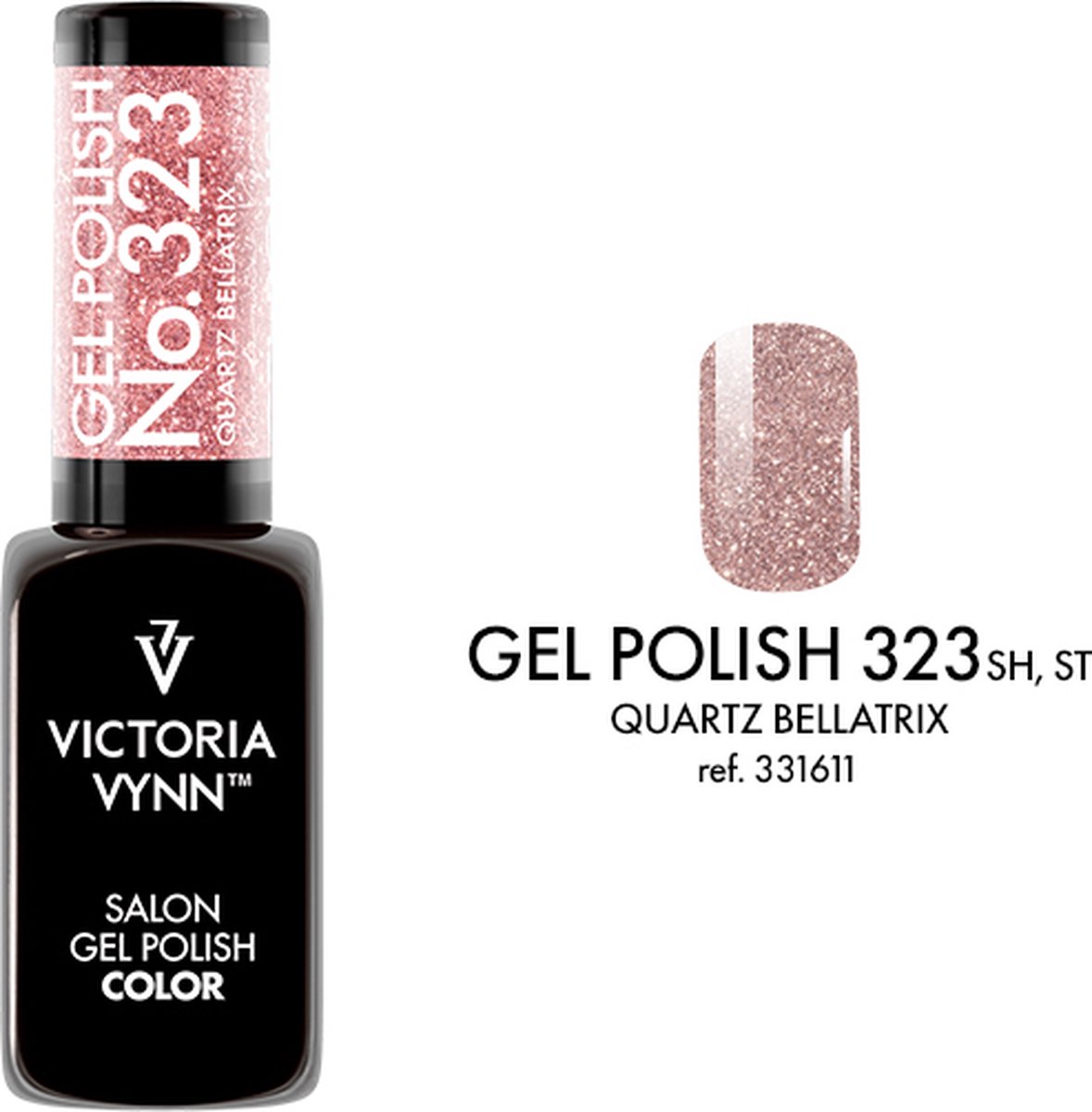 Goedkoopste Victoria Vynn – Salon Gelpolish 323 Quartz Bellatrix (flash rose) - reflecterende gel polish - gellak - reflect - reflectie - glitter - nagels - nagelverzorging - nagelstyliste - uv / led - nagelstylist –