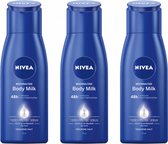 Nivea® | 3 x 75ml Body Lotion | reisformaat | body milk voor droge huid | mini flacon |