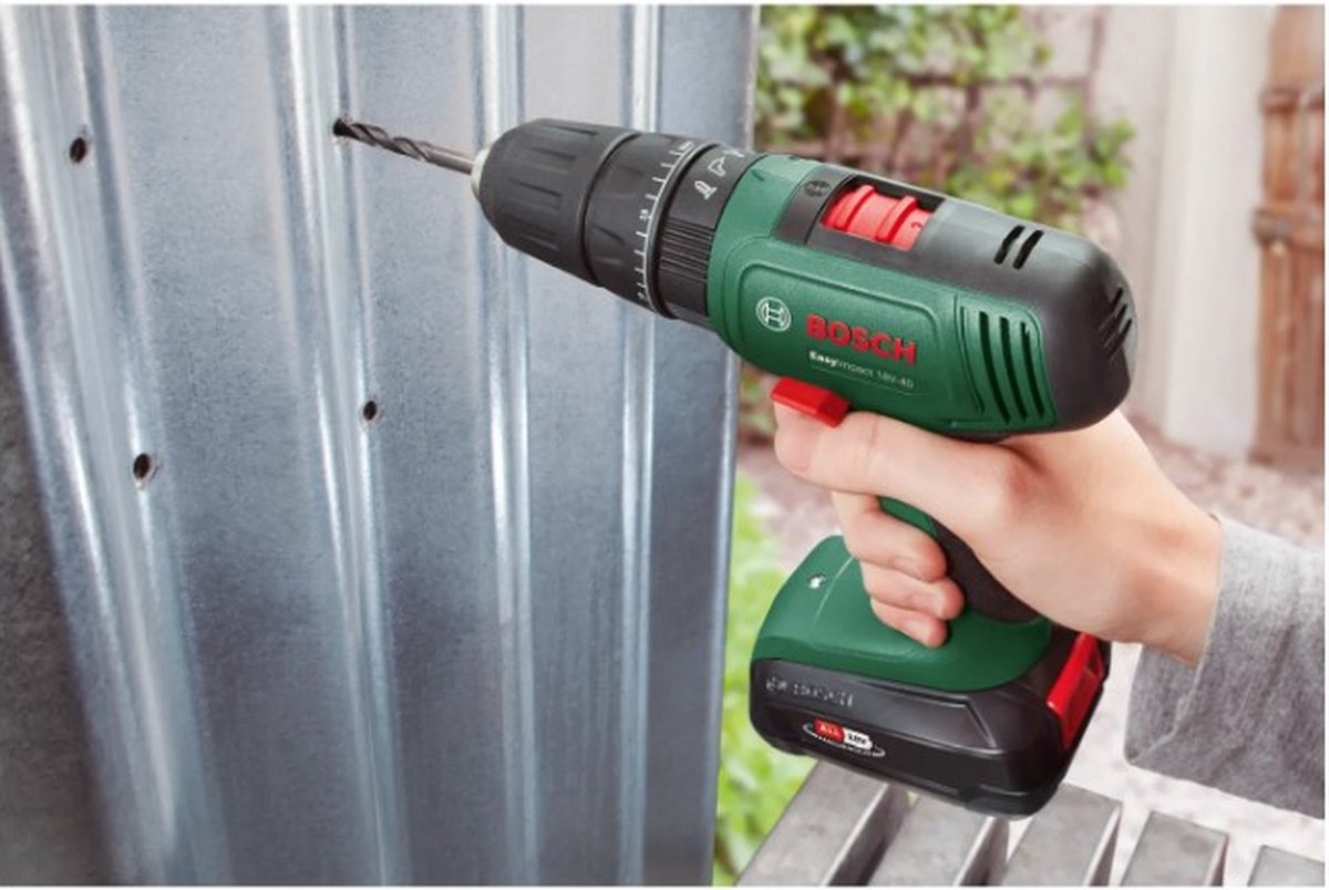 Bosch accuboormachine met klopfunctie + decoupeerzaag toolkit 18V (2 accu’s) – foto 5
