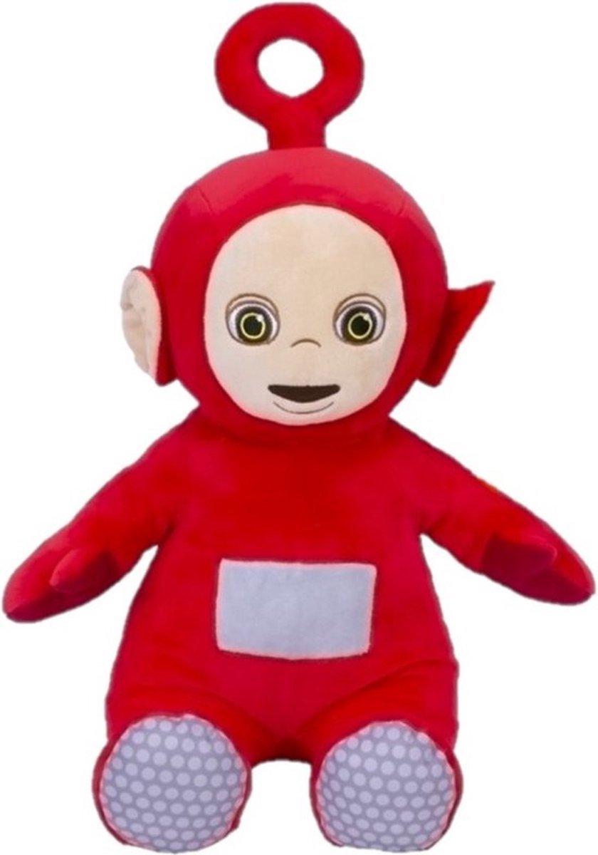 Pluche Teletubbies speelgoed knuffel Po rood 1 meter