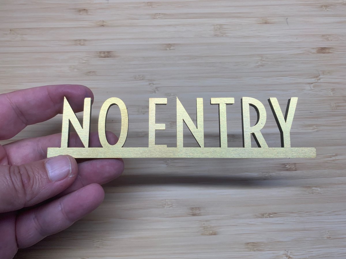 No Entry Sign - Geen Toegang Bord