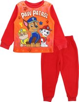 Paw Patrol- Kinderpyjama- Oranje- Fleece Pyjama- Maat 98
