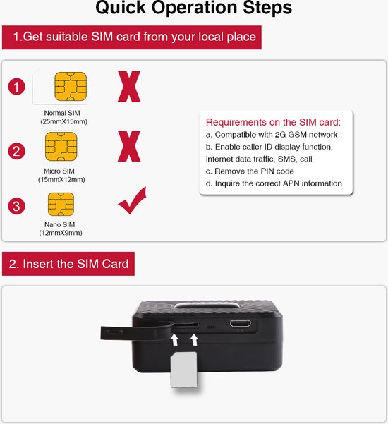 Mini localisateur GPS carte SIM pour véhicule puissant magnétique mini gps  tracker localisateur de suivi GPS