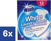 At Home Wash - Lingettes colorées - Lavage Witte - 6 x 12 lavages - Pack économique