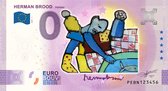 0 Euro biljet 2021 - Herman Brood Fishing KLEUR