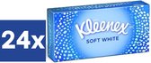 Kleenex Tissues Soft White - 24 x 70 pièces - Conditionnement avantageux