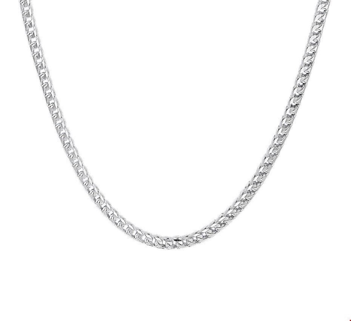 Zilveren Collier gourmet 3 1021140 50 cm