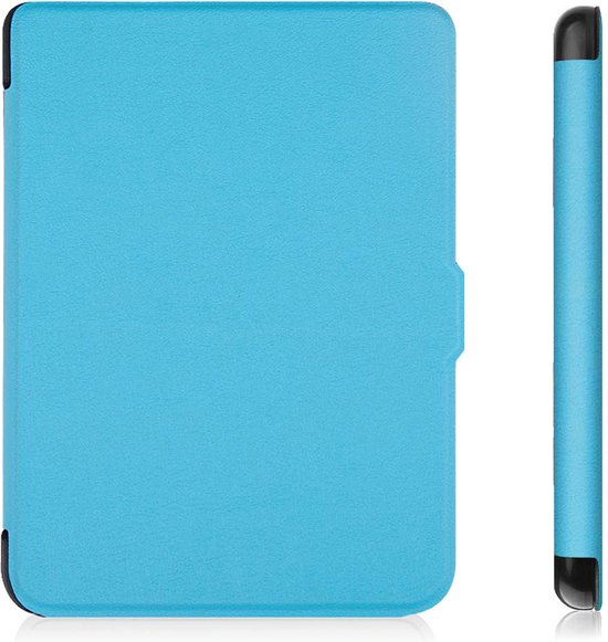 Lunso - Geschikt voor Kobo Clara 2E hoes (6 inch) - sleep cover - Lichtblauw van Lunso — afbeelding 3