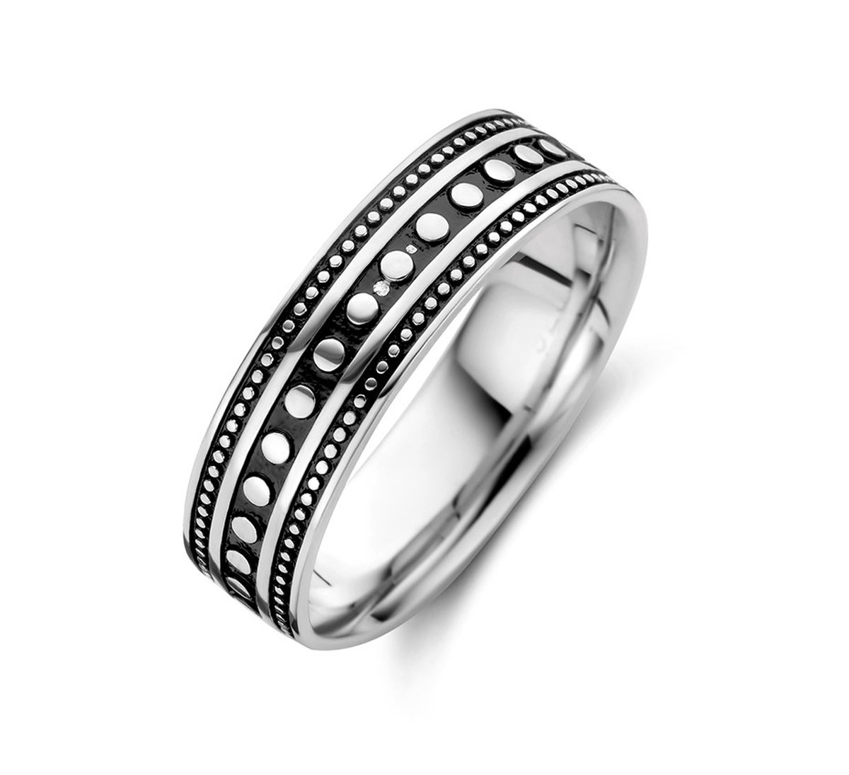 Zilver Geoxideerde Ring oxi 1101739 19.00 mm (60)