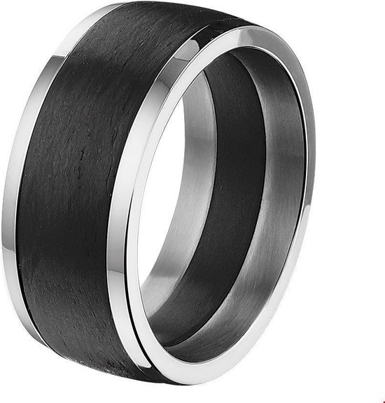 Ontrouw oplichter knijpen The Jewelry Collection For Men Ring Carbon - Staal | bol.com