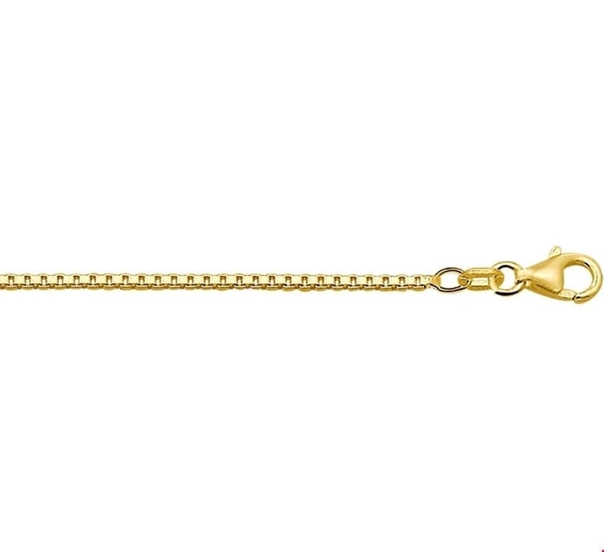 The Jewelry Collection 9 Krt. Ketting Venetiaans 1,3 mm - 9 Karaats Geel