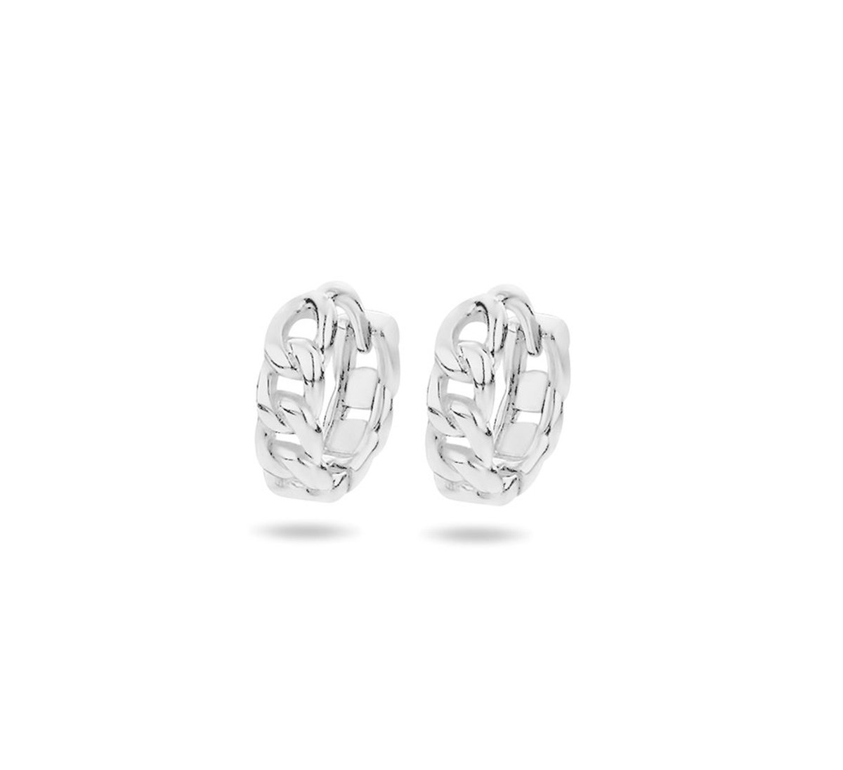 klapoorringen schakel zilver gerhodineerd 1333728
