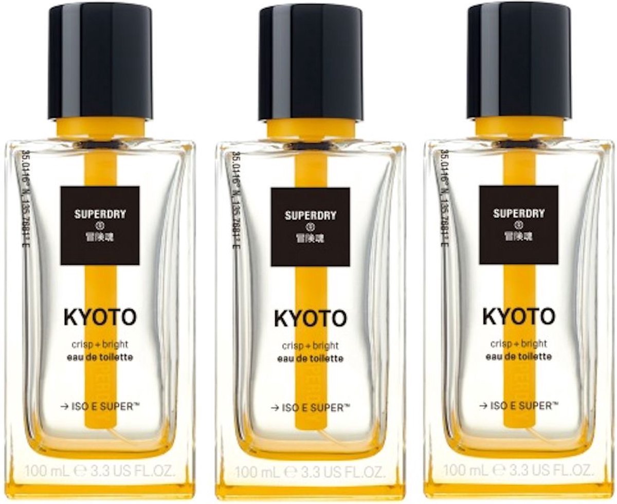 Goedkoopste SUPERDRY - Eau de Toilette - Kyoto - 3 Pak - Voordeelverpakking