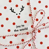 Vormgevoel - Cadeaupapier Kerst - 20 Grote vellen inpakpapier + 20 Giftcards