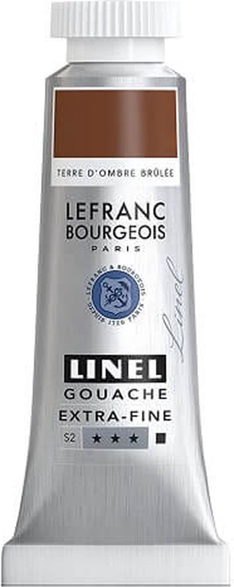 Lefranc & Bourgeois Linel Gouache Extra Fine Burnt Umber 217 14ml