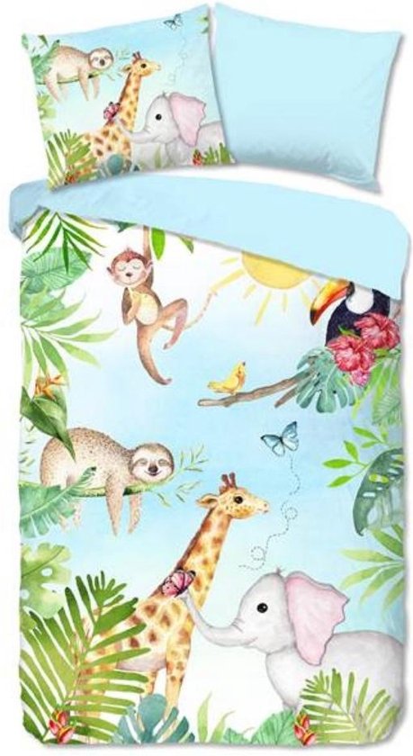 Droomtextiel Dekbedovertrek Kinderen Bambini 140x200/220cm - 100% Zacht Katoen