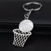 Basketbal sleutelhanger - NBA sleutelhanger - Cadeau basketballer - Verjaardag basketbal - Basketbal - Kado basketbal - Basketbal accessoires - 2,5x2,5 CM