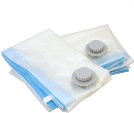 Vacuümzakken voor kleding, 12 stuks, 60 x 40 cm, herbruikbare opbergzakken met pomp, voor het opbergen van kleding, dekbedden, beddengoed