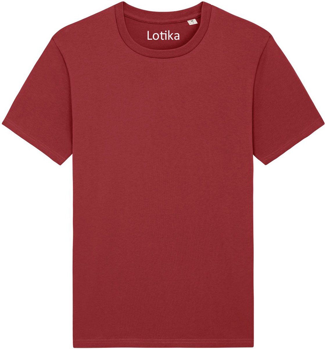 Lotika Daan T-shirt biologisch katoen red earth