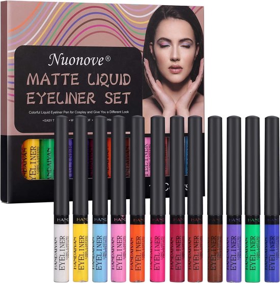 Matte vloeibare eyeliner, eyeliner, vloeibare eyeliner, waterdichte