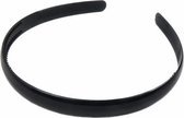 3x Zwarte diadeem - basic haarband voor dames