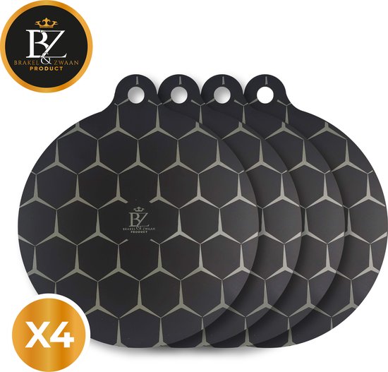 Brakel & Zwaan® 4x Inductie Beschermingsmat – Inductie mat –  Pannenonderzetters –... | bol.com