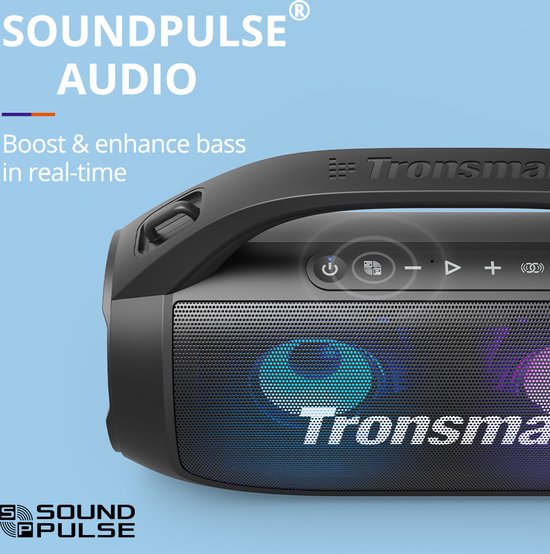 Tronsmart Bang SE - draagbare bluetooth party speaker (40W - lichteffecten - 24 uur afspeeltijd - IPX6 waterdicht) van Merkloos — afbeelding 3