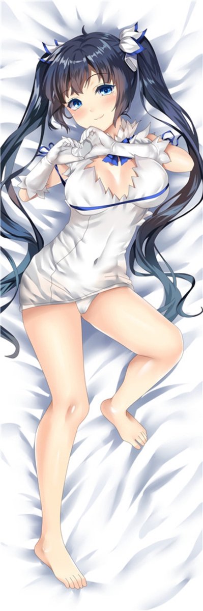 Dakimakura Anime Body Pillow Cover Waifu Love Hug Kussen Hoes Hestia Danmachi 200 8218
