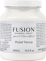 Fusion mineral paint - meubel verf - acrylverf - wit - picket fence - 500 ml