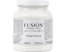 Fusion mineral paint - meubel verf - acrylverf - wit - picket fence - 500 ml