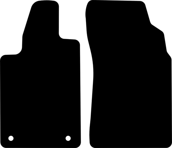 Tapis de voiture Fiat Barchetta - Année de construction : 1995 - 2005 - Ajustement d'origine - 2 pièces - Matériau : Saxe