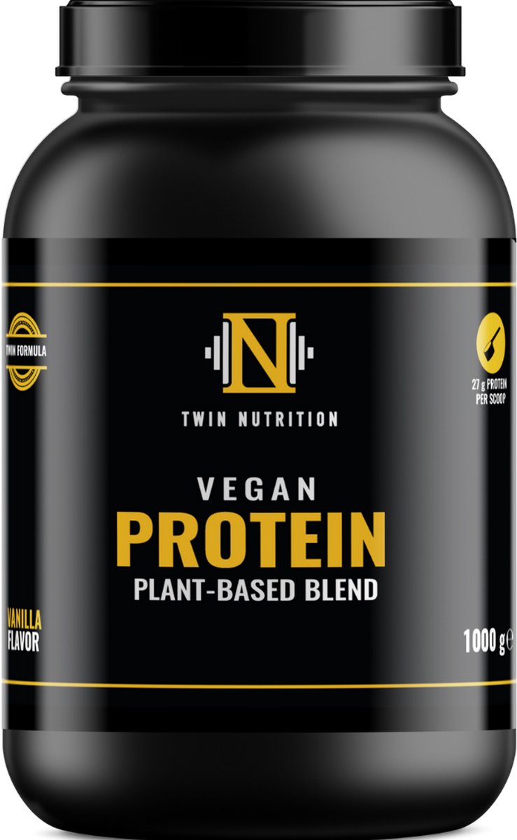 Twin Nutrition VEGAN Protein - VEGAN - Vanille smaak - 27 gram eiwit