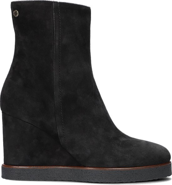 Notre-V 9636 Enkellaarsjes - Enkelboots met rits - Dames - Zwart - Maat 40  | bol.com