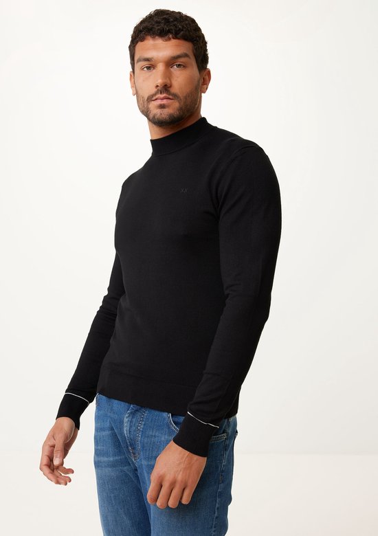 Turle Neck Sweater Mannen - Zwart - Maat S