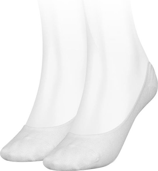Puma Footie (2-pack) - dames onzichtbare sokken - wit - Maat: 35-38