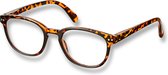 Blokker Leesbril +1,5 - Shiny Trans Brown - Sterk