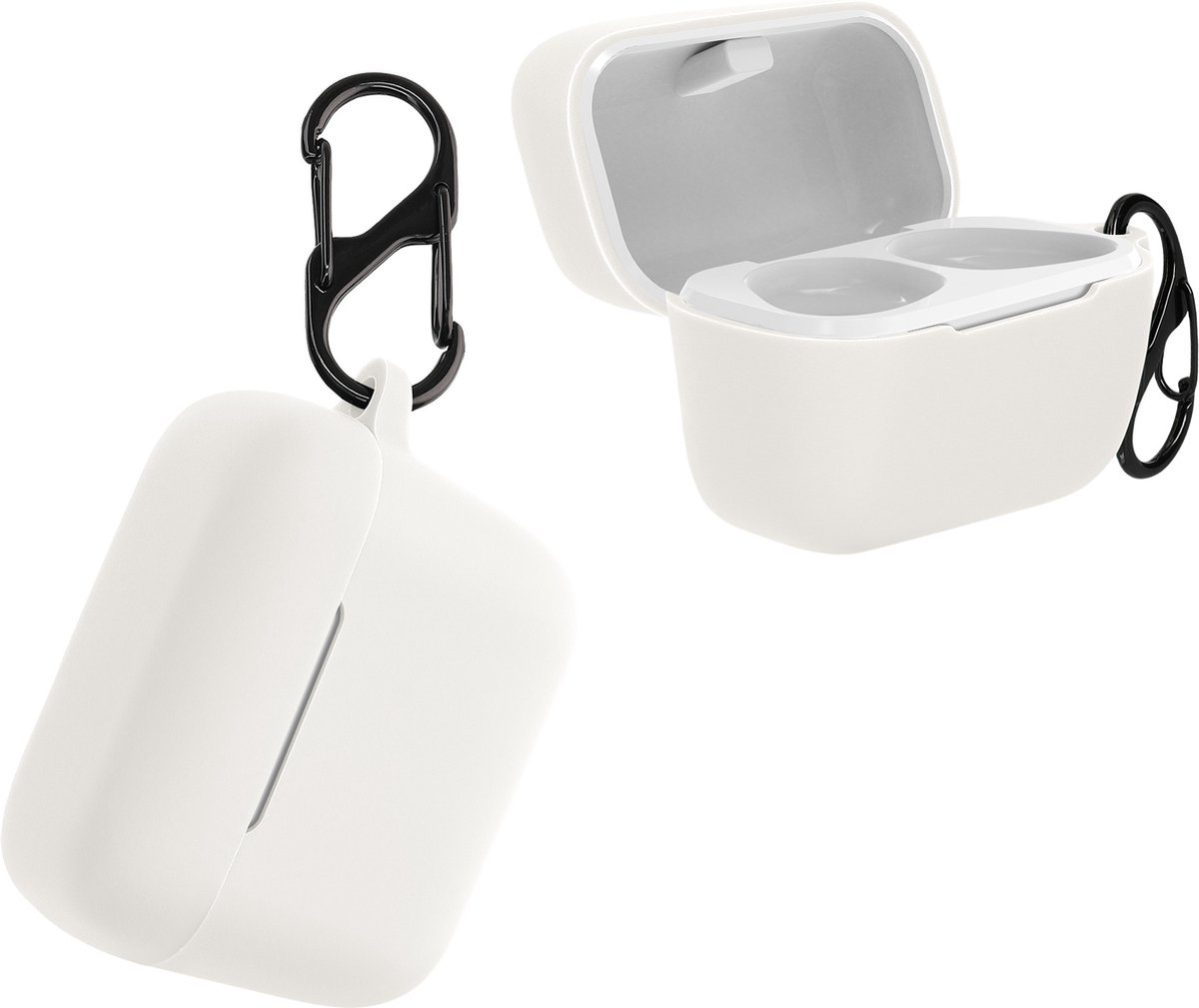GIOPUEY Siliconen hoes compatibel met JBL Tour Pro 3, ultradunne zachte hoes, dun, anti-val, niet gemakkelijk vuil te maken - Zwart GIOPUEY Siliconen hoes compatibel met JBL Tour Pro 3, ultradunne zachte hoes, dun, anti-val, niet gemakkelijk vuil te maken - Zwart
