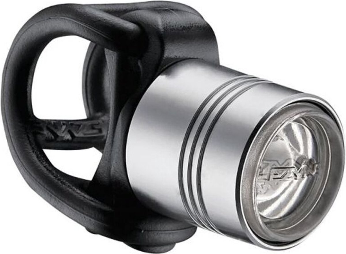 Lezyne Femto Drive Front Voorlamp – Fietslamp – Fiets koplamp – Fiets verlichting – Veiligheidslampje – 4 standen – 15 lumen - Zilver