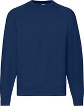Heren sweater voor de Winter 280 grams kwaliteit 40% katoen, 60% polyester Maat L Dark Navy