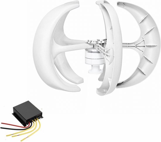 Générateur d'Eoliennes Contrôleur d'Eolienne Régulateur de Charge de Générateur de Turbine du Vent Eolienne 12V / 24V 300W / 600W Etanche