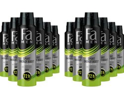 Fa Deo Spray - Sport Energy Boost - Voordeelverpakking 12 x 150 ml