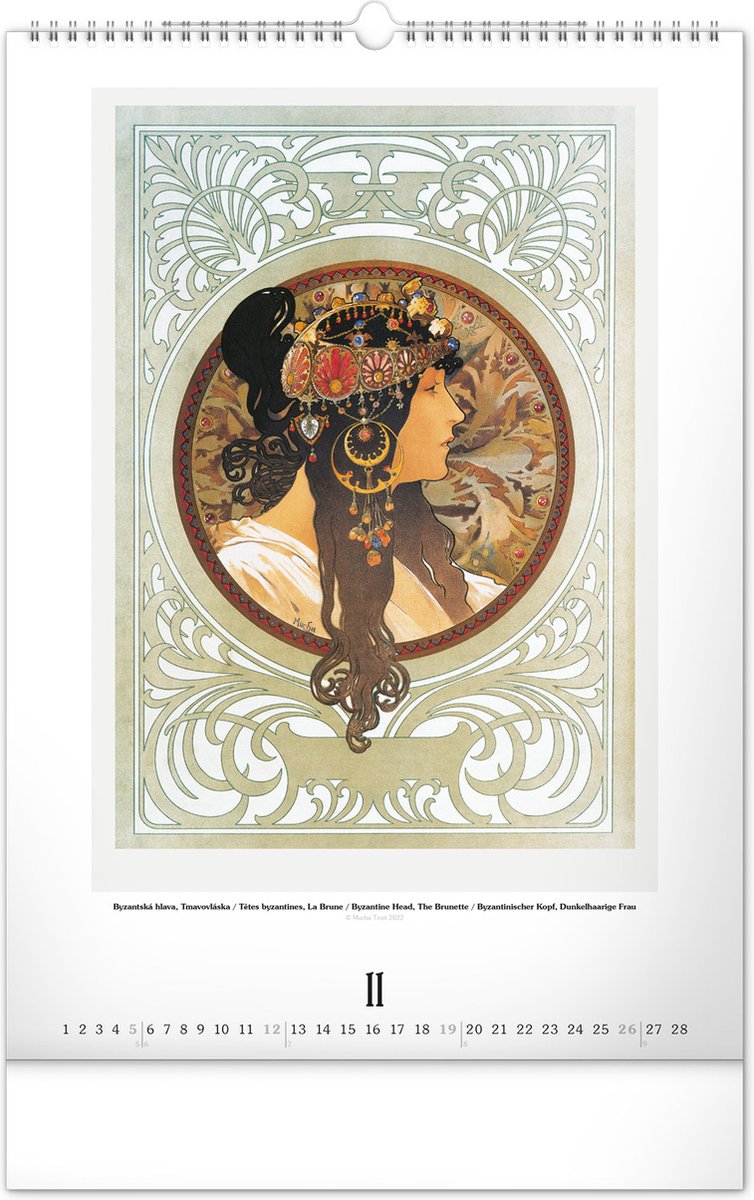 Alphonse Mucha Kalender 2023  bol.com