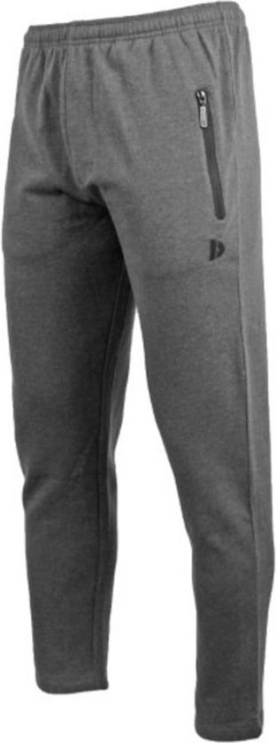 Donnay - Joggingbroek met rechte pijp - sportbroek - Heren - Maat XXL - Donker grijs gemeleerd (037)