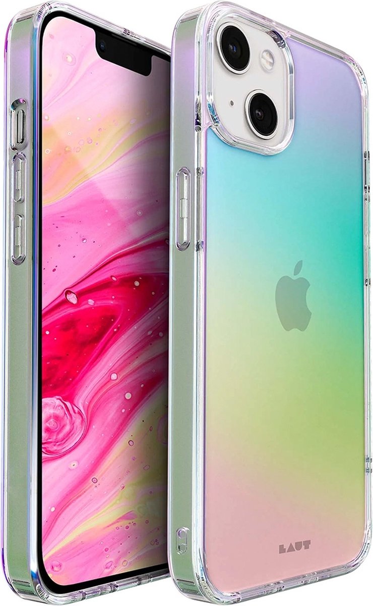 Laut Holo hoesje geschikt voor iPhone 14 - Kleurrijk