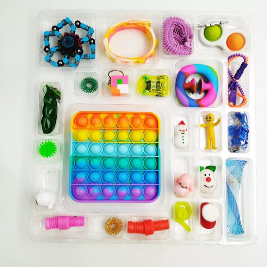 Fidget Toys Pack Pas Cher,29 Pièces Simple Dimple Jouets