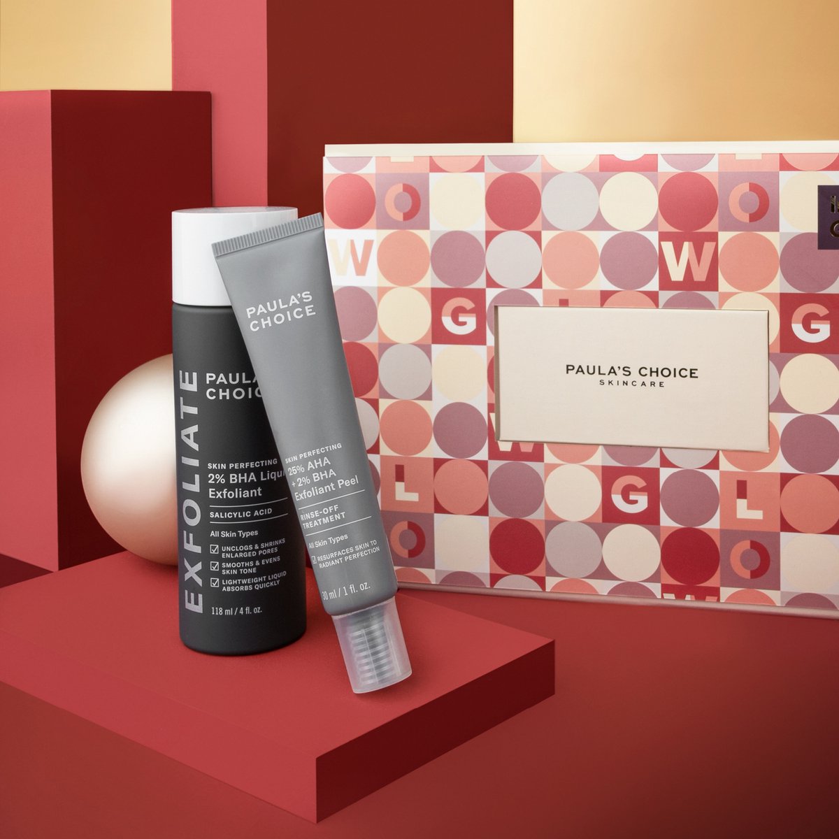 Paula's Choice Gelijk een glowcadeauset Giftset voor alle Huidtypen 2 Full Size...