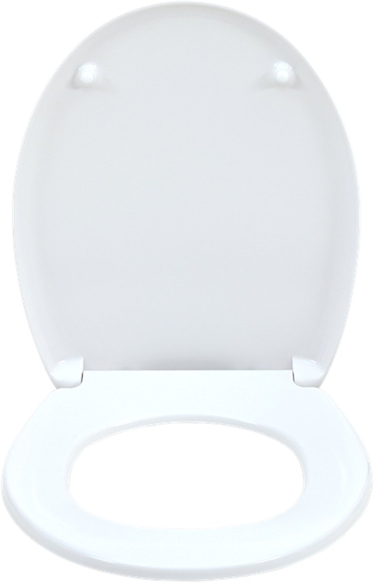 Soft close toiletbril - Easy Clean - Snelle Montage - Met Bevestigingsmateriaal - Wit - Universele Maat