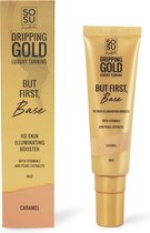 SOSU Dripping Gold But First, Base HD Skin Illuminating Booster Caramel