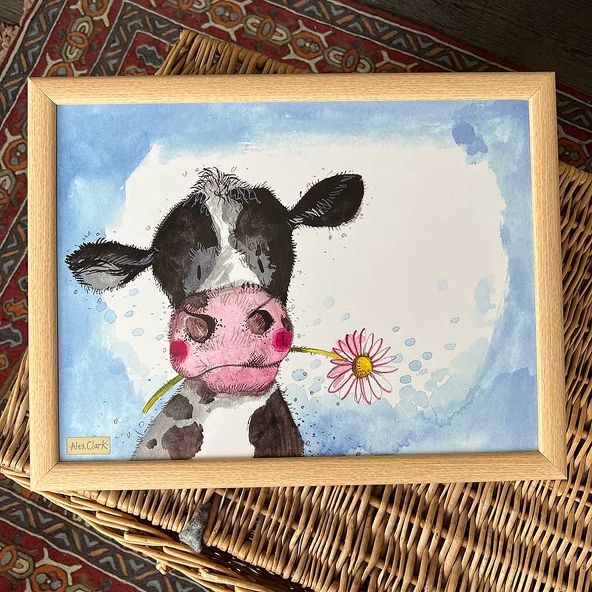 Goedkoopste Alex Clark Schootkussen Koe ~ Cow & Daisy
